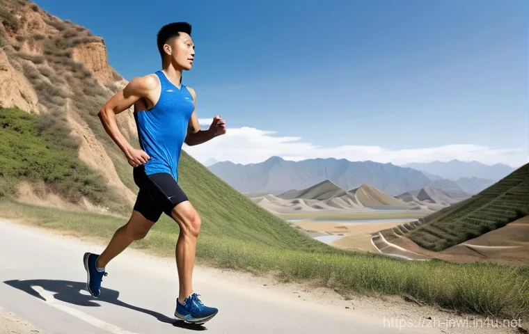 스포츠용 액세서리 추천 - **Prompt 1: Smart Tech Meets Sustainable Fashion in Urban Athletics**
    A vibrant, medium shot of ...