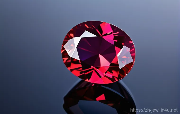 루비와 가닛의 차이 - **Prompt 1: The Regal Ruby**
    A highly detailed, cinematic close-up shot of a single, perfectly f...
