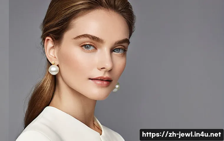 진주 귀걸이와 골드 귀걸이 비교 관련 이미지 2